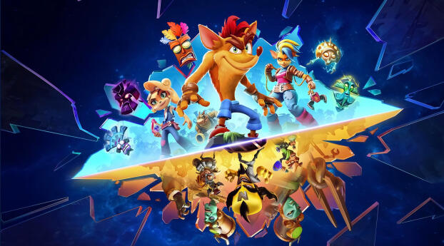 Crash Bandicoot Its About Time HD Gaming Wallpaper 1600x900 Resolution
