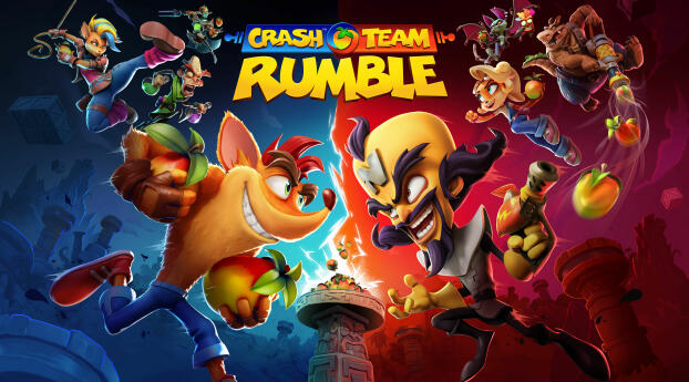 Crash Team Rumble 8K Gaming Wallpaper