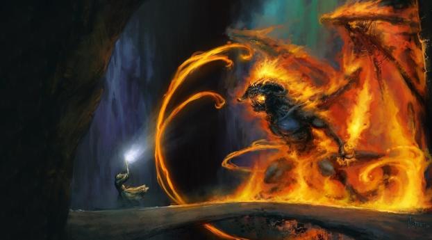 creature, fire, man Wallpaper 1080x2300 Resolution
