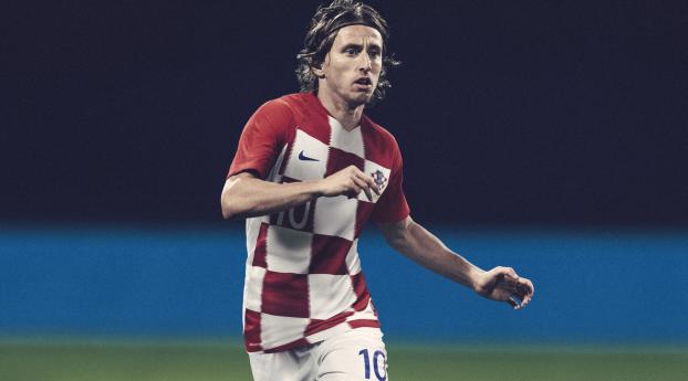 Croatia Luka Modric FIFA 2018 Wallpaper 1440x900 Resolution