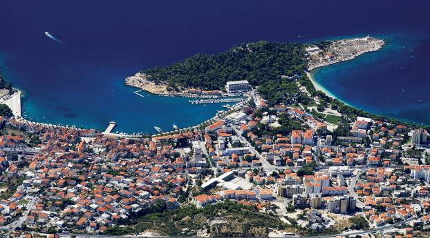 croatia, sea, adriatic Wallpaper 1366x768 Resolution
