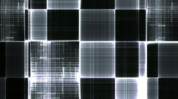 cube, black white, color Wallpaper