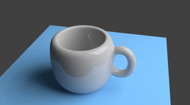 cup, 3d, form Wallpaper 480x484 Resolution