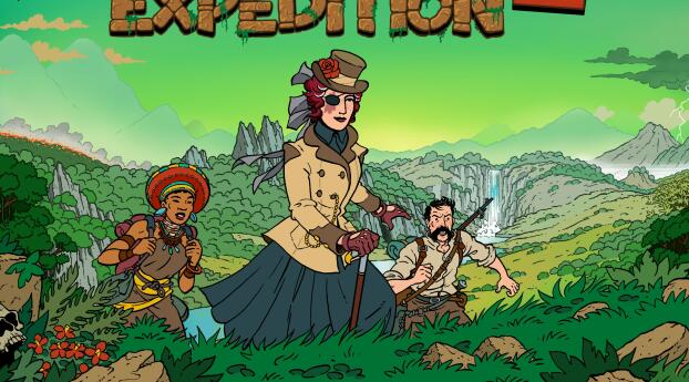 Curious Expedition 2 Game Poster Wallpaper 2000x1200 Resolution