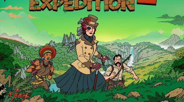 Curious Expedition 2 Gaming Wallpaper 5120x288 Resolution