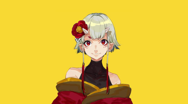 Cute Anime Girl Art Wallpaper 1080x2280 Resolution