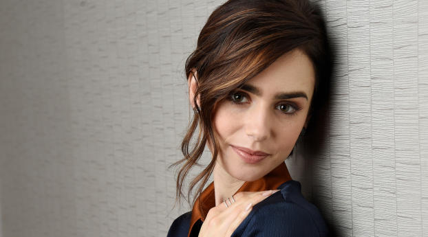 Cute Lily Collins 2017 Wallpaper 1900x1400 Resolution