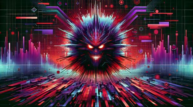 Cyber Virus Attack HD Wallpaper 360x325 Resolution