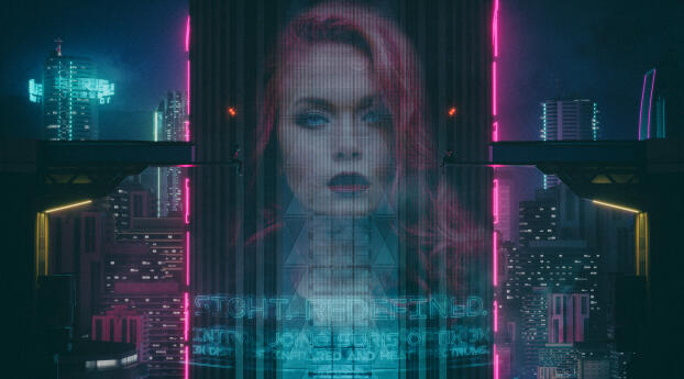 Cyberpunk Tech 2022 Wallpaper 720x1544 Resolution