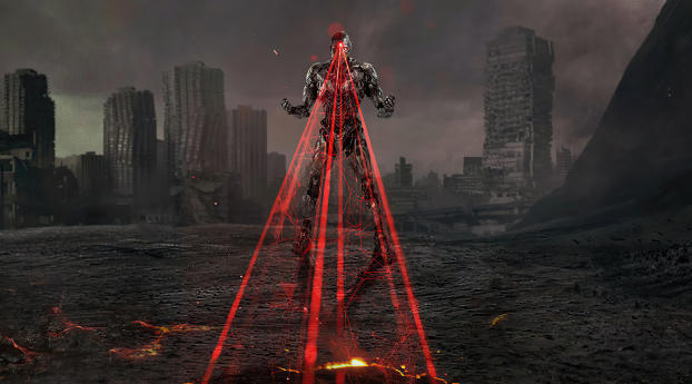 Cyborg Justice League Zack Synders Cut Wallpaper 1440x3120 Resolution