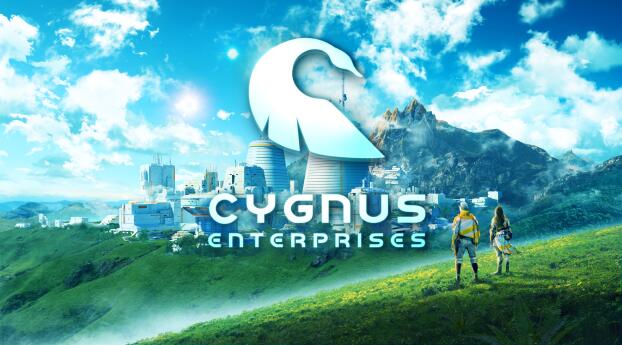 Cygnus Enterprises Gaming Poster Wallpaper 1080x2340 Resolution