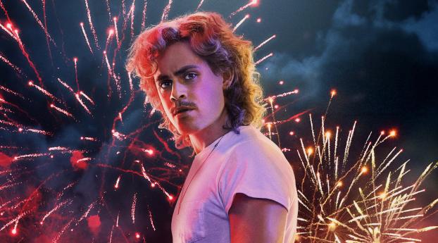 Dacre Montgomery Stranger Things 3 Poster Wallpaper 1080x2240 Resolution