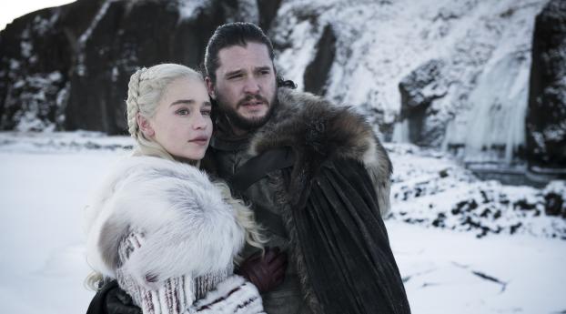 Daenerys Targaryen and Jon Snow Wallpaper