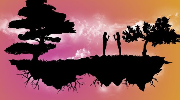 dance, island, trees Wallpaper 2560x1800 Resolution