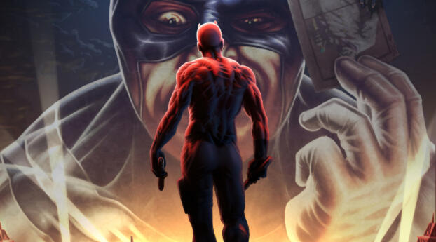 Daredevil HD Superhero Art Wallpaper 720x1512 Resolution