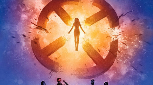 Dark Phoenix Movie Poster Wallpaper 1280x2120 Resolution