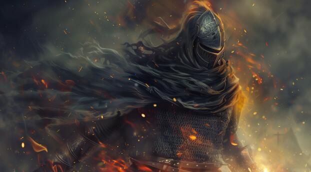 Dark Souls 3 Knight Wallpaper 480x854 Resolution