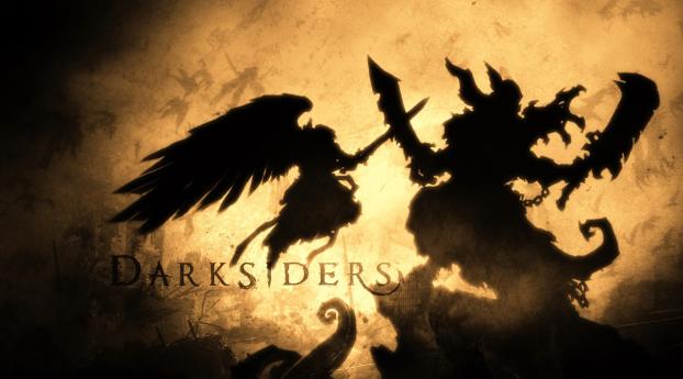 darksiders, battle, wings Wallpaper 1680x1050 Resolution