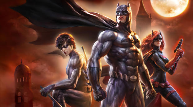 DC Batman Team Wallpaper 1080x2240 Resolution
