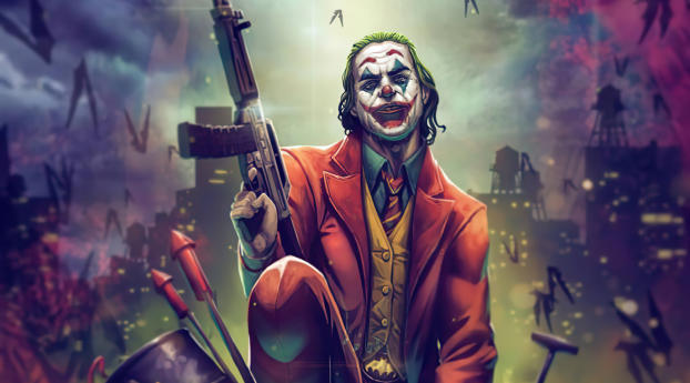 DC Joker Art Wallpaper 600x800 Resolution