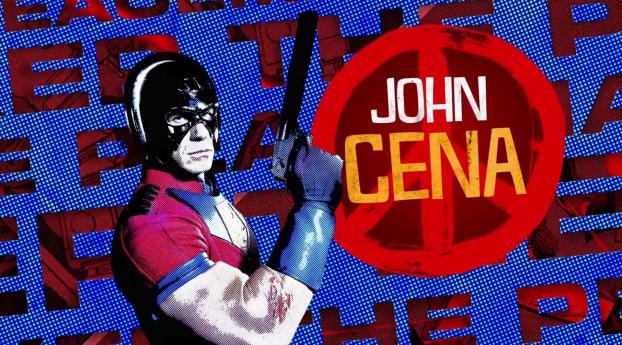 DC Peacemaker John Cena Look Wallpaper 1080x2160 Resolution