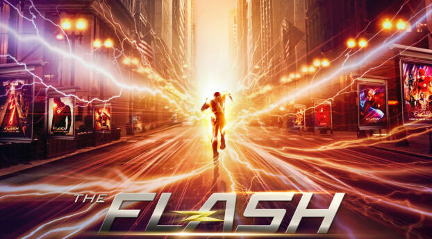 DC The Flash Poster Wallpaper 1920x1080 Resolution