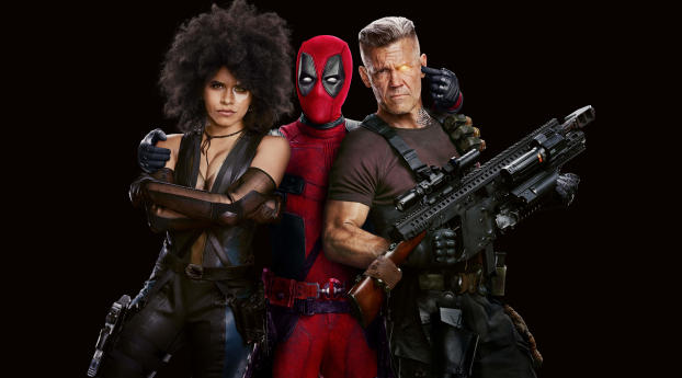 Deadpool 2 Movie Poster Wallpaper 2560x1024 Resolution