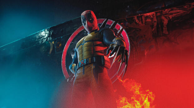 Deadpool x Wolverine Mutant Wallpaper 720x1560 Resolution