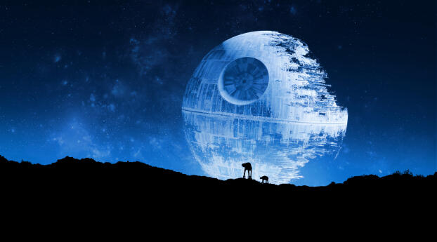 Death Star HD Star Wars Wallpaper 850x480 Resolution