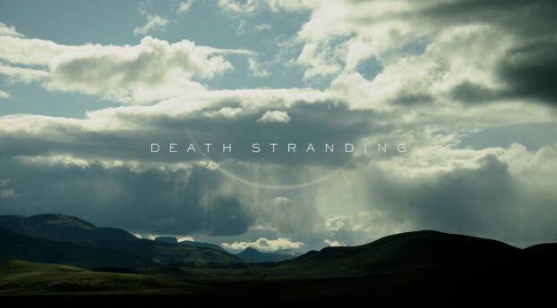 Death Stranding Background Wallpaper 320x320 Resolution