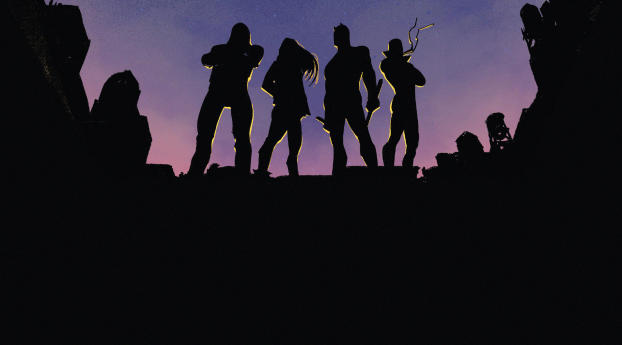 Defenders Daredevil, Jessica Jones, Luke Cage and Iron Fist Poster Art Wallpaper
