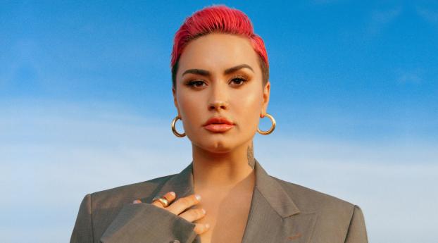 Demi Lovato Photoshoot 2021 Wallpaper 454x454 Resolution