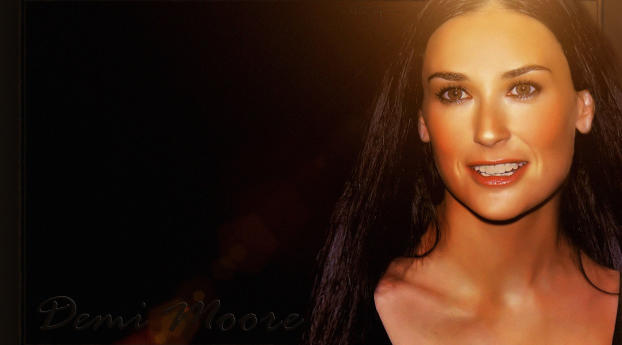 Demi Moore Smile Pics Wallpaper 1440x900 Resolution