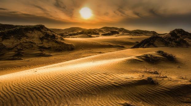 Desert 4K Sand Wallpaper 1080x2232 Resolution