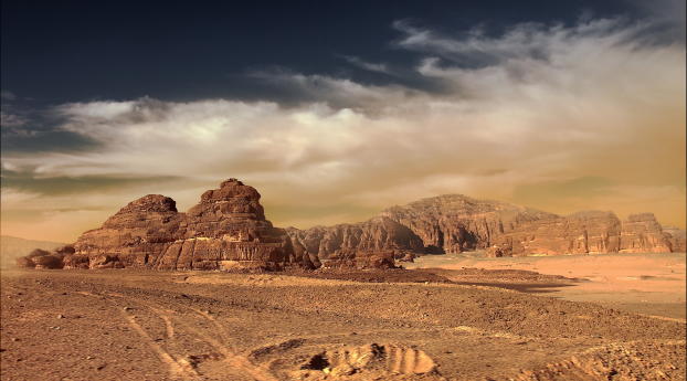 desert, mountains, sand Wallpaper 1280x800 Resolution