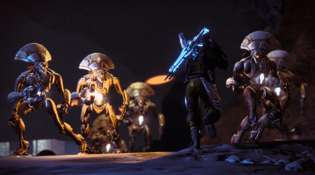 destiny, game, characters Wallpaper 2560x1440 Resolution
