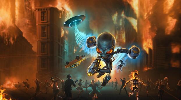 Destroy All Humans 2023 Gaming Wallpaper 1600x1200 Resolution