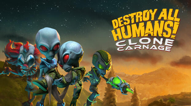 Destroy All Humans Clone Carnage Gaming Wallpaper 5120x2880 Resolution