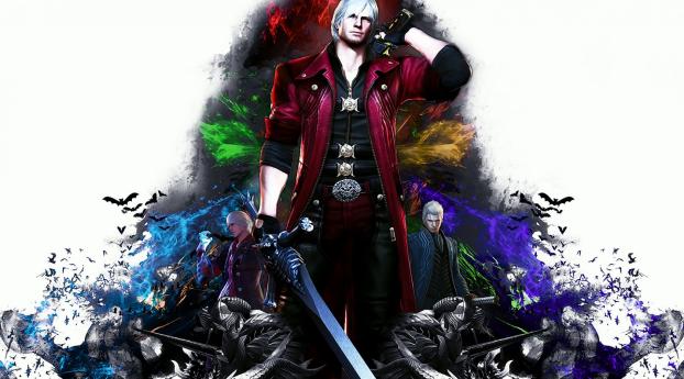devil may cry 4, special edition, dante Wallpaper 320x568 Resolution