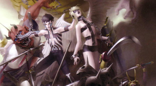 Devil May Cry Shin Megami Tensei Nocturne Wallpaper 1080x2520 Resolution