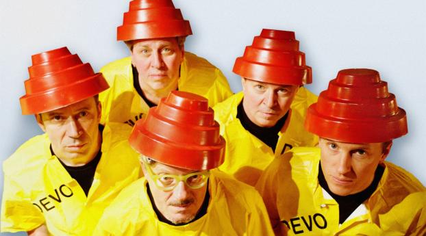 devo, hats, glasses Wallpaper