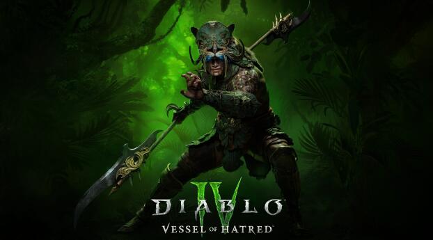Diablo 4 Vessel of Hatred Wallpaper 360x480 Resolution