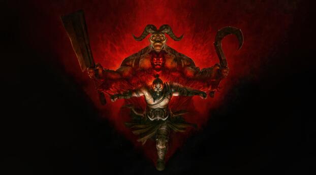 Diablo 4k Cool Gaming Wallpaper