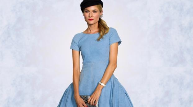 Diane Kruger In Dress Photos Wallpaper 1450x550 Resolution
