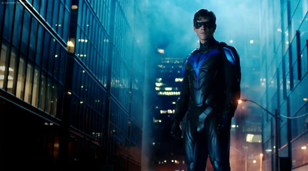 Dick Grayson as Nightwing In Titans Wallpaper 1920x1080 Resolution