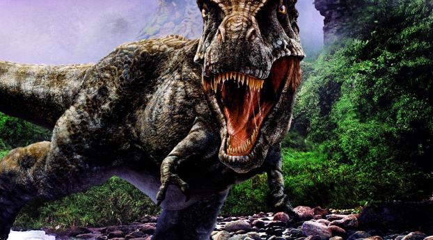 dinosaur, jaws, aggression Wallpaper 480x484 Resolution