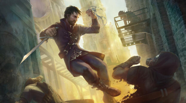 Dishonored HD Gaming Wallpaper 1080x2280 Resolution