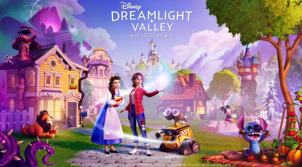 Disney Dreamlight Valley 5K Gaming Poster Wallpaper 1440x3160 Resolution