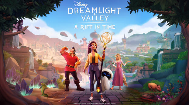 Disney Dreamlight Valley A Rift in Time Wallpaper 1080x2400 Resolution