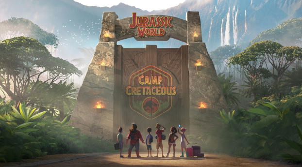 Disney Jurassic World Camp Cretaceous Wallpaper 1080x2340 Resolution